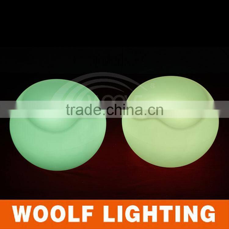 Versatile Modish Bedroom Hotel Restaurant Bar Round Leisure LED Sofa Chair