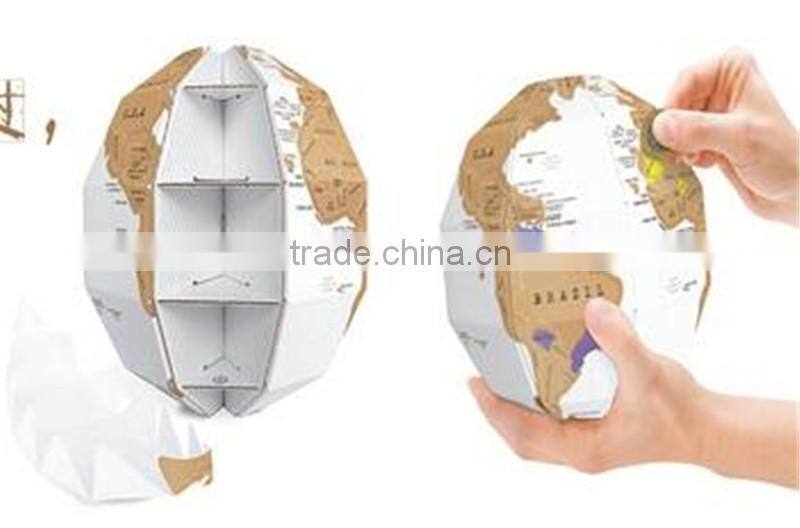 CT-529 Globe second generation Globe DIY vertical group World map version