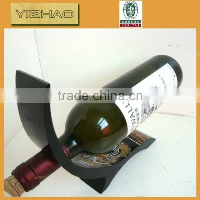Custom Design Wooden Red Wine Holder, Single Wooden Wine Rack, Wine Rack