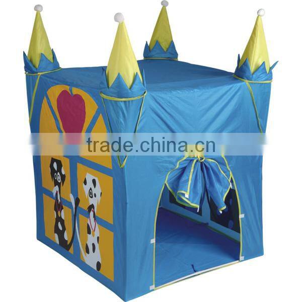 Cute kids play tent large Square castle house play tent