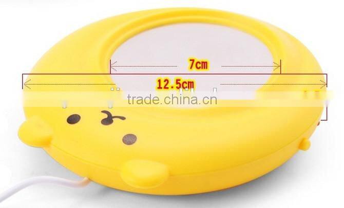 Supply fashion bear USB electric heating keep warm dish / insulation mat