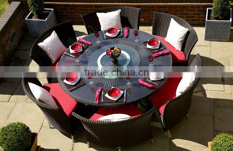 Hot Sale Outdoor Furniture New Style 6 seater garden dining set