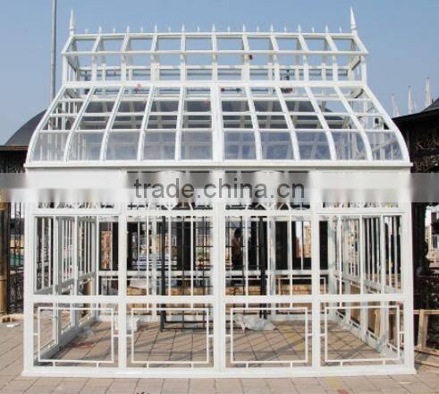 Trade assurance Galvanized steel frame garden greenhouse China supplier