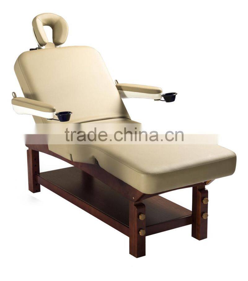 Wood base Massage Beauty Bed / High End Used Electric Massage Table F-H3369B