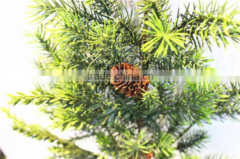 Home garden christmas indoor decorative 60cm Height artificial plastic pine hanging tree leaf branches ESDY11 2106