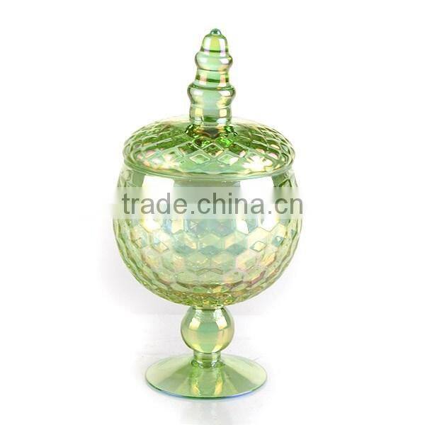 unique fashion glass candy fruit juice jars candle jars and lids