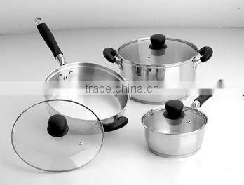 JQB-888 Stainless steel Stockpot set with factory price