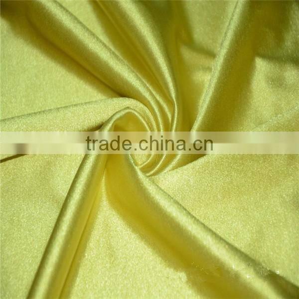 94/6 polyester spandex fabric warp knitted garment fabric