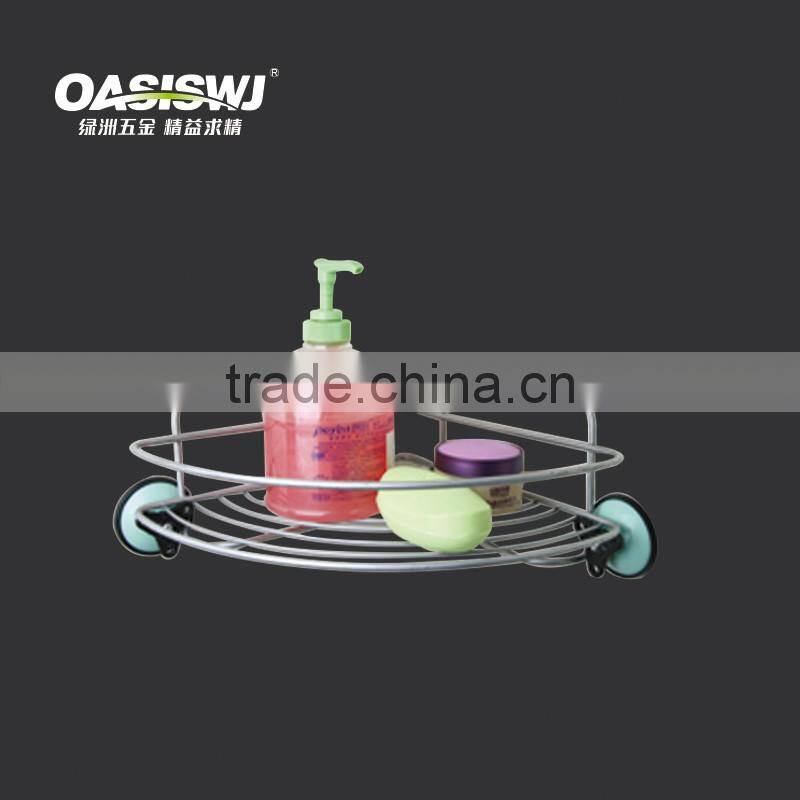 Fashion Bathroom Powder Finish Metal Wire Corner Hanging Shower caddy