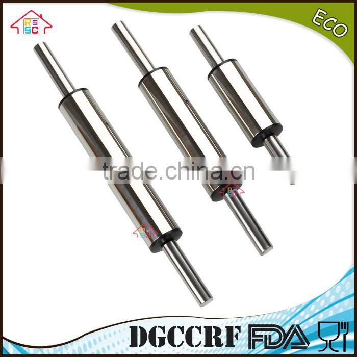 NBRSC OEM/ODM customized size Non stick stainless steel Rolling Pin with plastic core for Kids