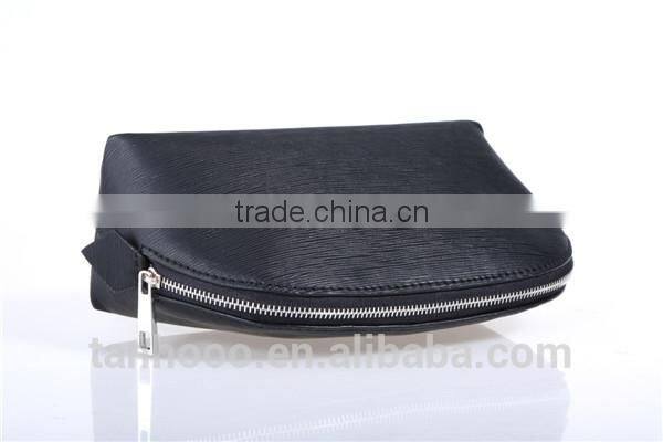 sexy women real leather travel cosmetic bag, beautiful cosmetic bag for women