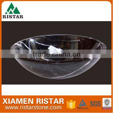 Marble wash basin, bathroom basin, black stone sink RST-RB015