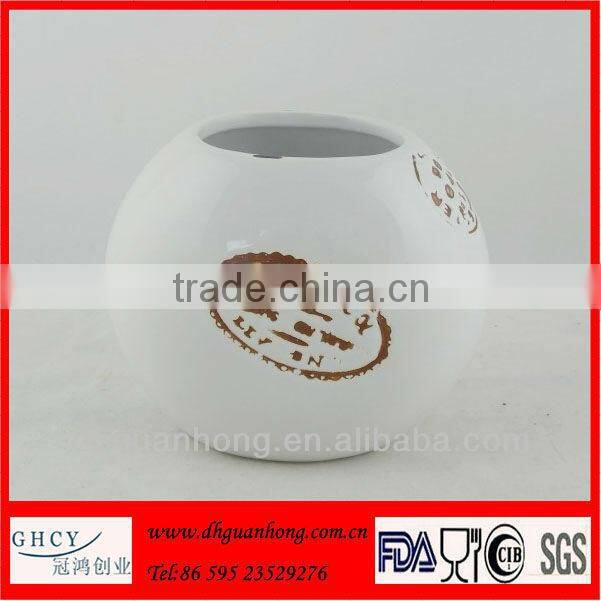 Antique Postmark Fish Bowl Vases