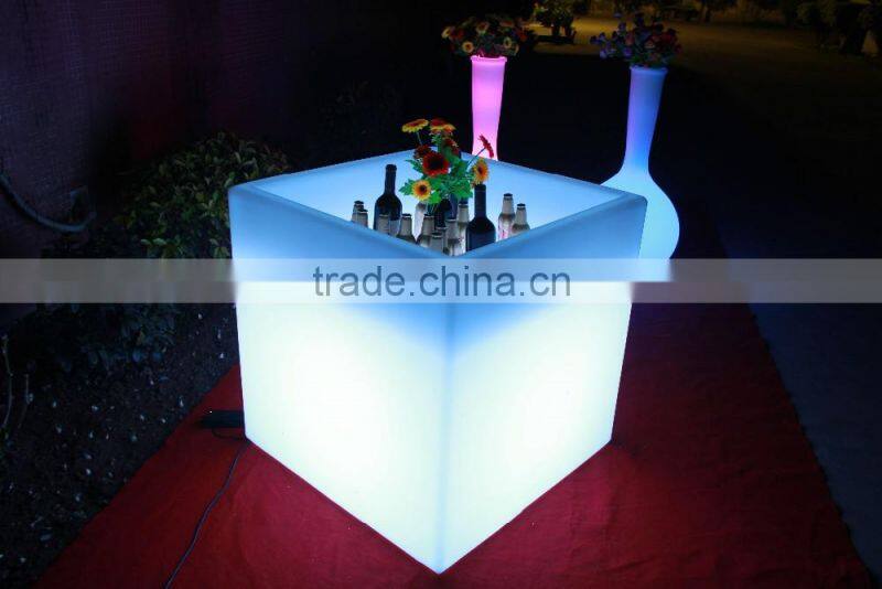 modern popular led ice bucket with IR remote control