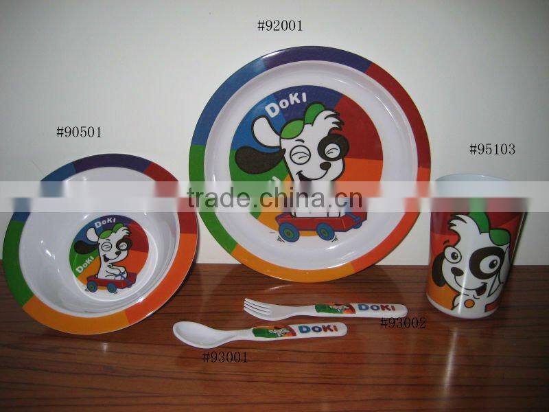 melamine 5pcs kid set
