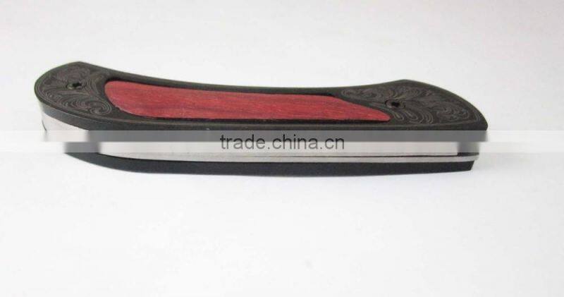 Wood Handle Stainless Steel Suvival Folding Pocket Tool