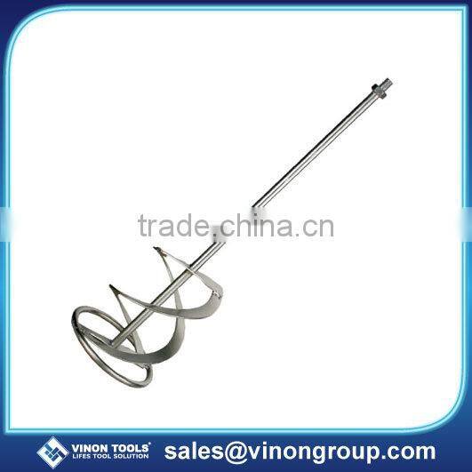 Big spiral mixer, Colorful Zinc plated Paint and mud Mixer, Mixing Whisks