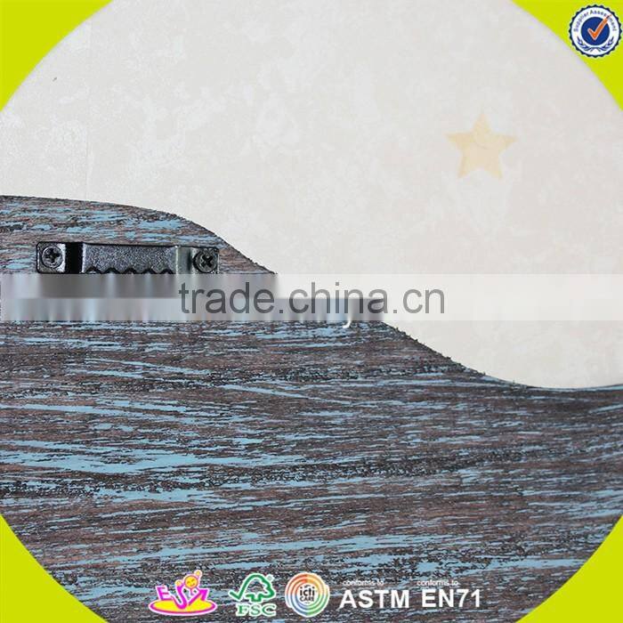 2017 New design home decoration wooden wall decor top fashion whale shape wooden wall decor W09D017