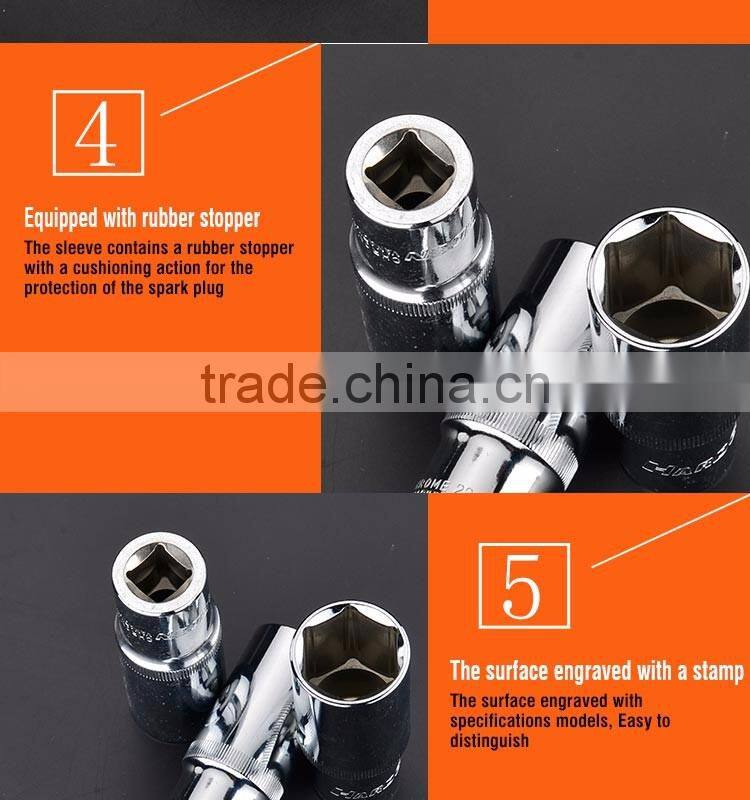 Professional 6.3MM Hexagon Deep Metric 1/6" Socket Set