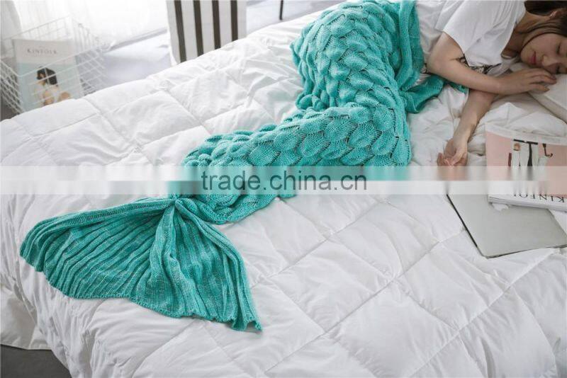 sleeping bags printed fish scale mermaid Tail Blanket
