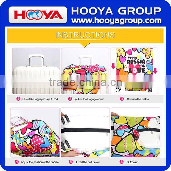 Spandex Waterproof Suitcase Cover For Travel/luggage cover