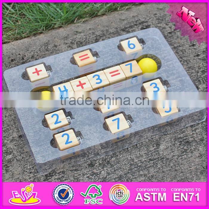 2017 new design educational wooden toddler learning toys W12F018