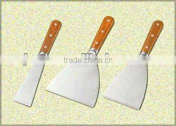 wooden handle stainless steel scraper putty knife