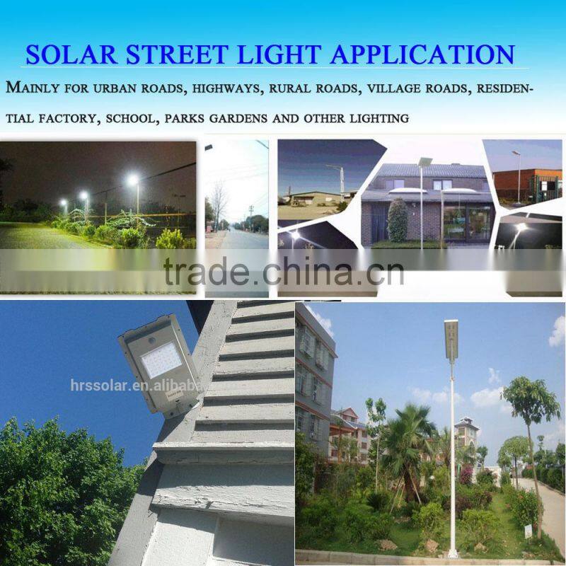 All in one solar power system super bright 18V 60W LED street light