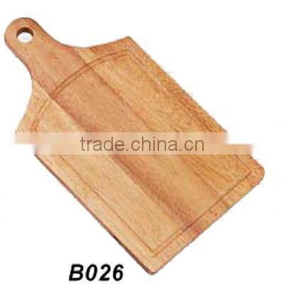 wood cutting board with handle