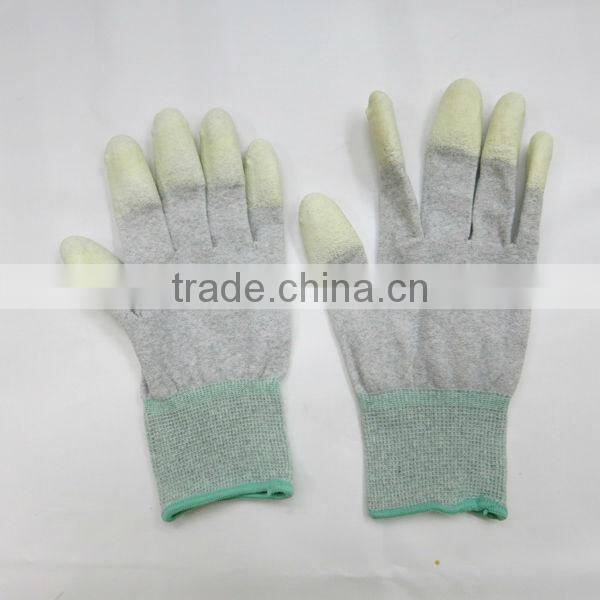 PU Finger Coated Working Safety Gloves