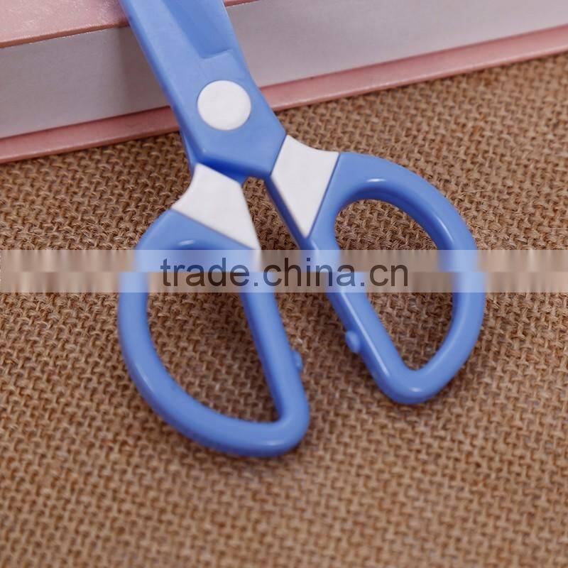 CIJ03-- Hot sale All plastic student scissors , safe scissors