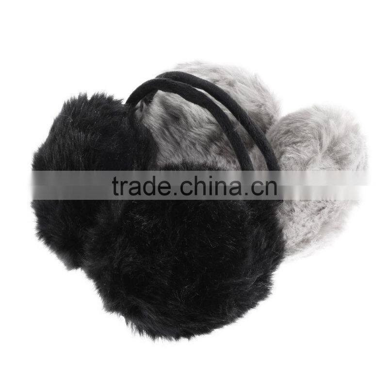 Unisex Winter Earwarmers Faux Fur Sound Proof Earmuff Headphone Muffs Winter Ear Cover Earcap