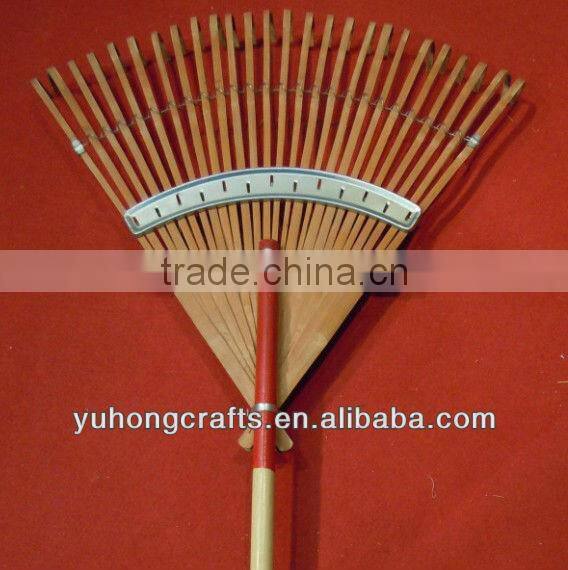 Bamboo grass rake