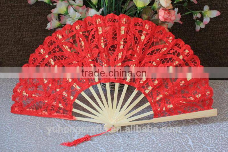 High quality lace crafts fan