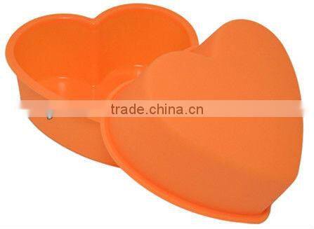 Christmas gift baking tools Silicone heart shape pan