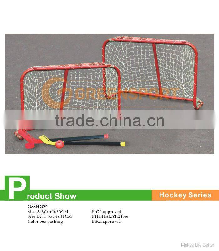hockey equipment twin hockey goal set hockey sticks and ball