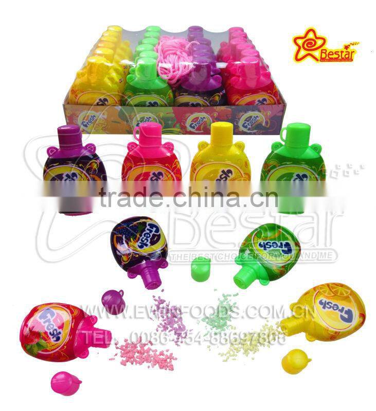 Funny Baby Bottle Tongue Lollipop With Sour Powder Candy