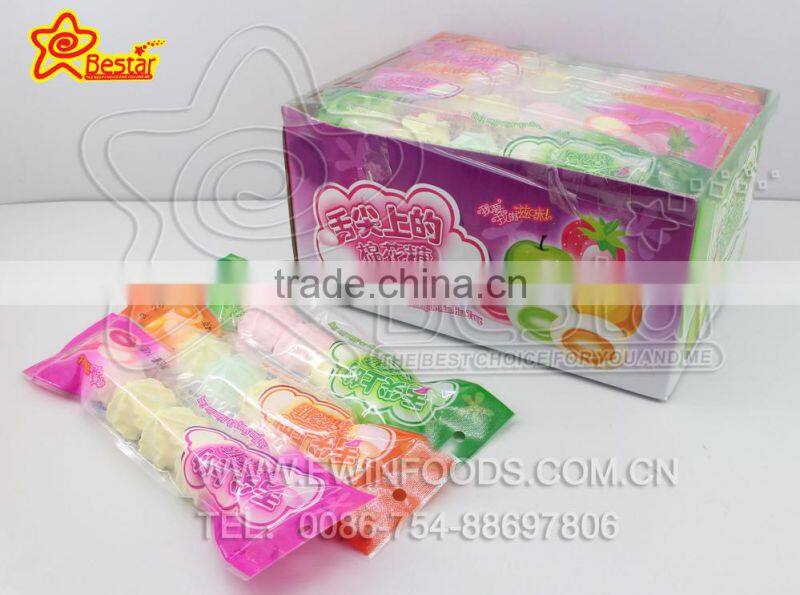 Fruity Flavor Marshmallow with Fruity Jam Bonbon Candy