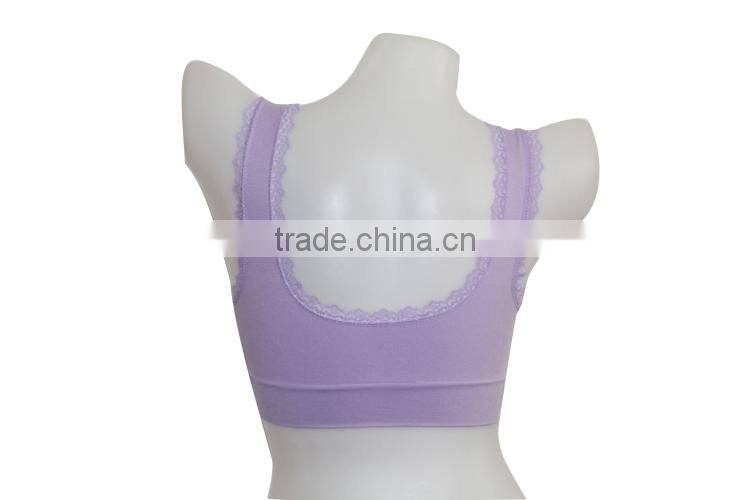 Promotion! Supermarket sexy lace genie bra with lace trimming