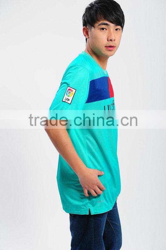Mens honeycombed fabric uniform soccer wear