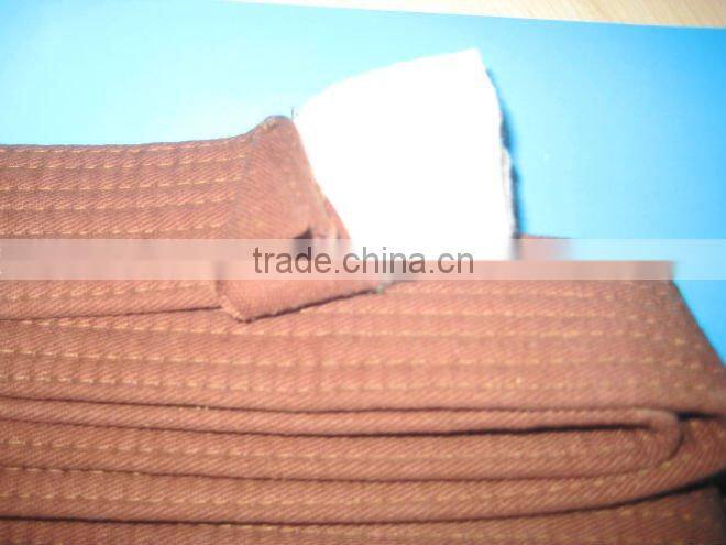 Bjj belt have canvans/cotton/twill fabric with taekwondo and karate style