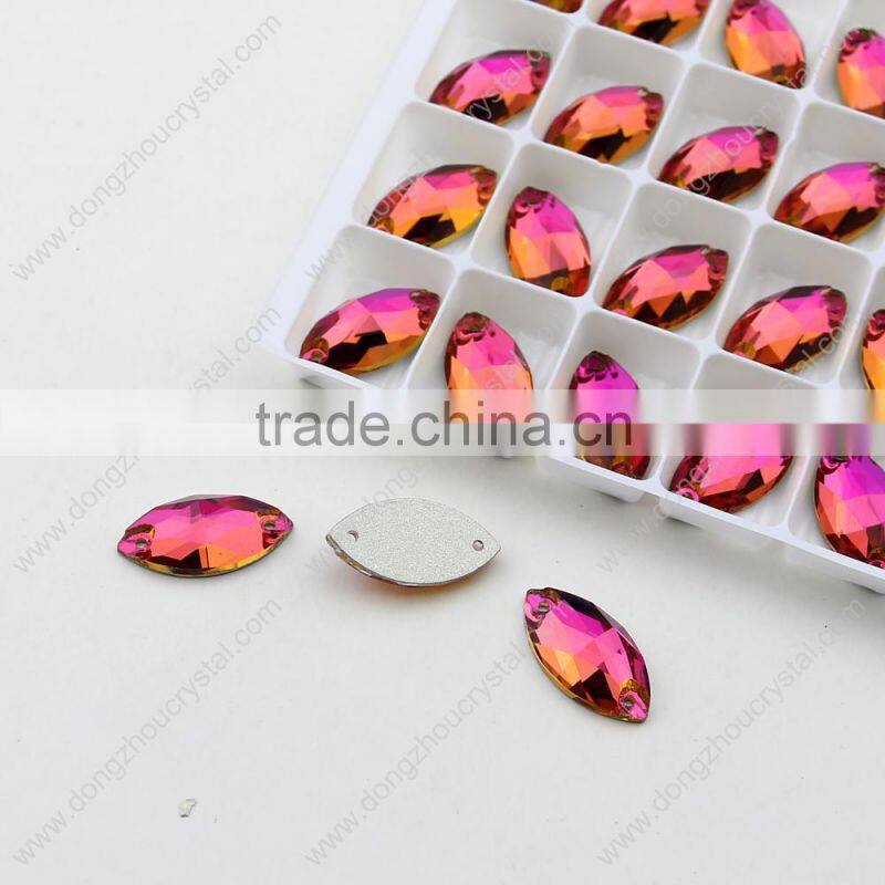 2017 decoration flatback crystal sew on rhinestones wholesale