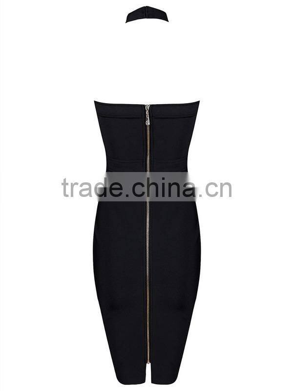2015 wholesale Sexy Women Bandage Dress Cropped Outfit one Piece Bodycon high quality Dress H1243
