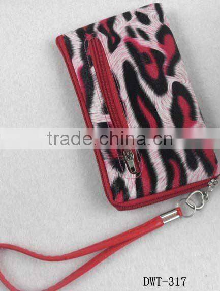 Fashion Popular PVC leopard phone bag