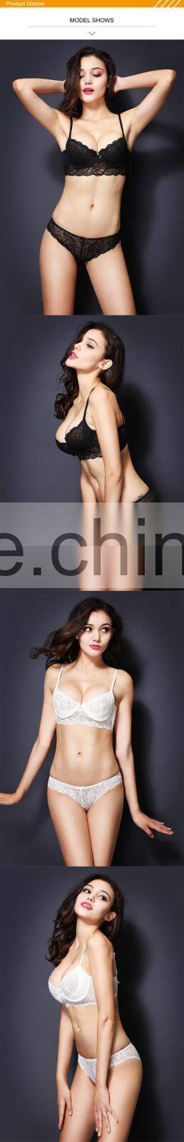 HSZ-5002 America Extreme push up bra tight tummy underwear sexy bra panty comfortable elegant ladies sexy net bra sets underwear