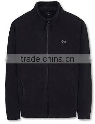 Cheaper customized designs polar fleece jackets wholesale warm Good quality stand collar jackets