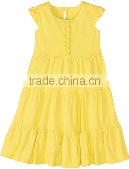 GIRLS CUT & SEW A LINE DRESS WITH CAP SLEEVES