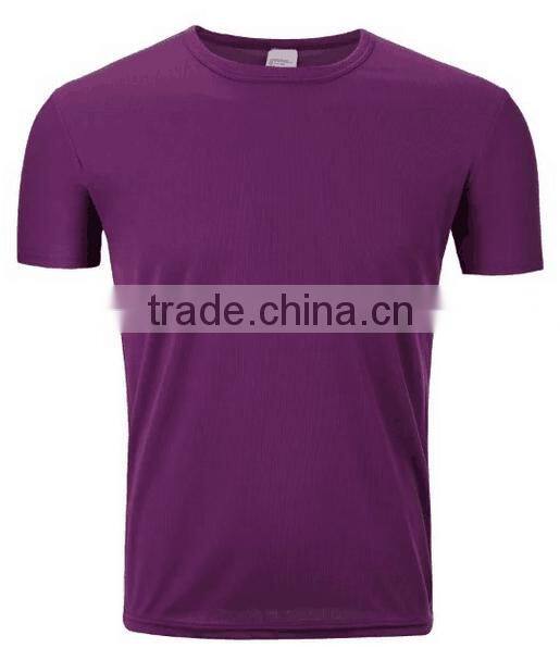 high quality blank quick dry fit t-shirt compression running Custom mans t shirt