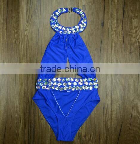 M860 Runwaylover2016 ladies sexy dazzling diamond bikini one piece swimwear