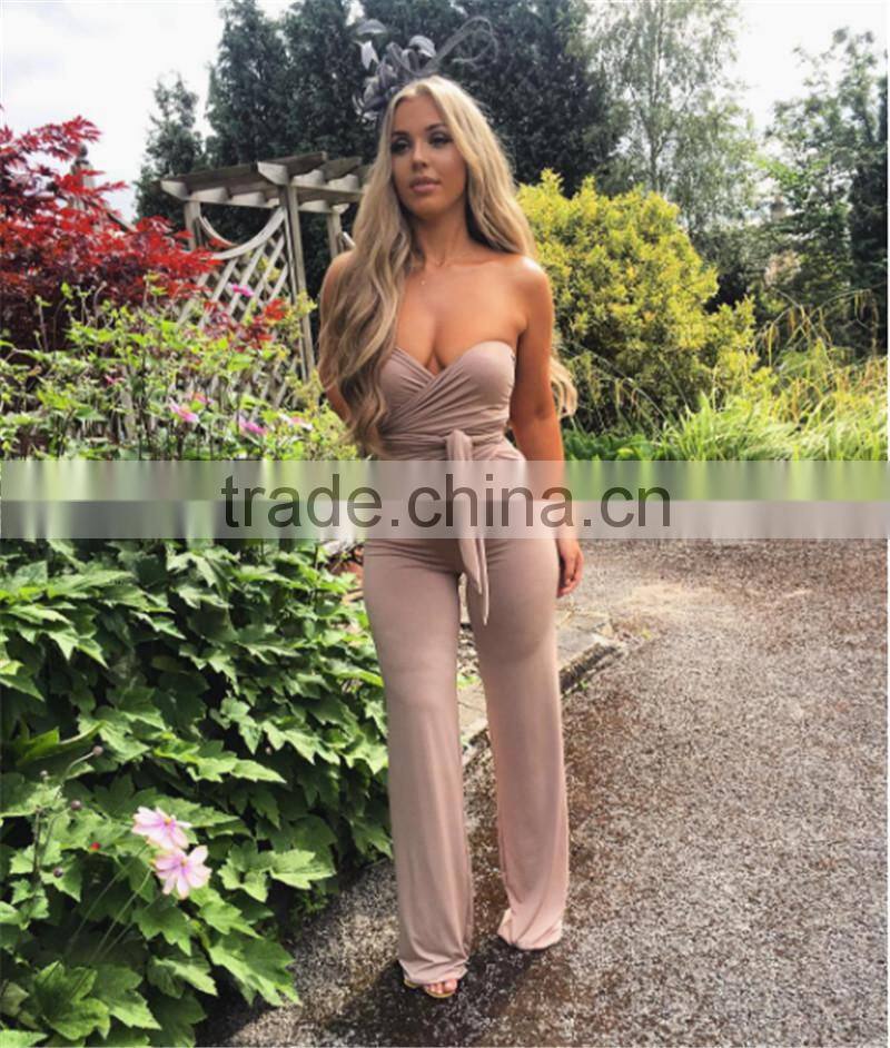 Runwaylover 010 Ladies 2017 Sexy Strapless Playsuits